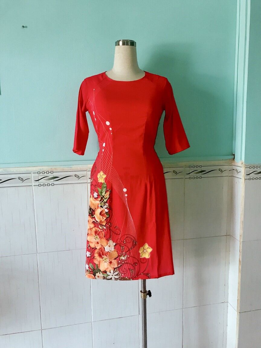 💥 Siêu Khuyến Mãi #  Áo Dài Lụa Hàn Quốc + Quà Tặng