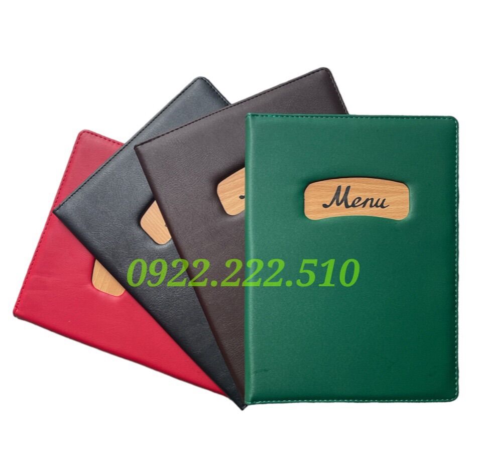 CUỐN BÌA MENU DA 20 LÁ A4