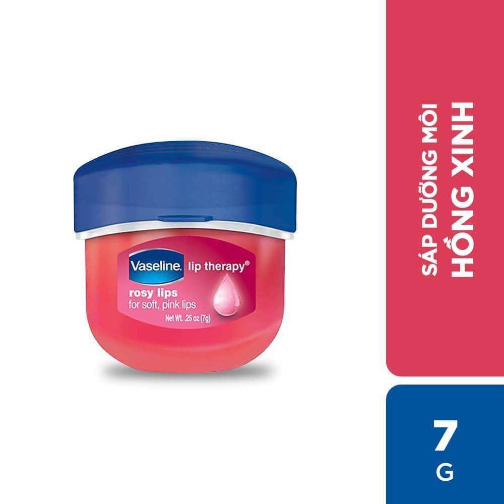 Sáp dưỡng môi vaseline hồng 7g - chính hãng