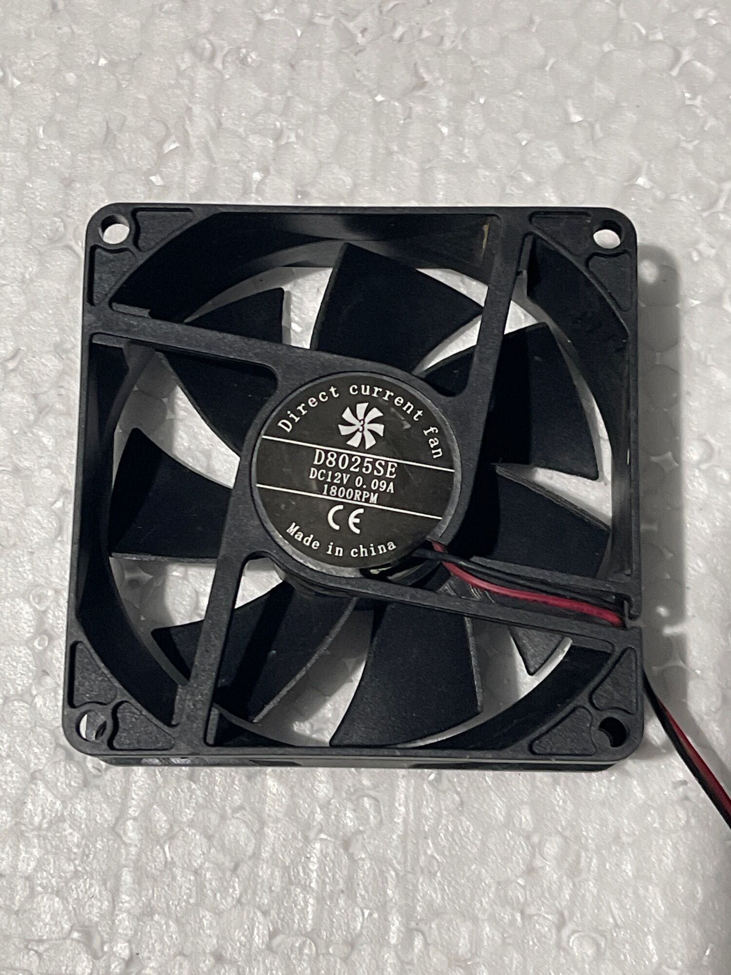 Combo 5 quạt fan 8 12v 2 mặt vuông
