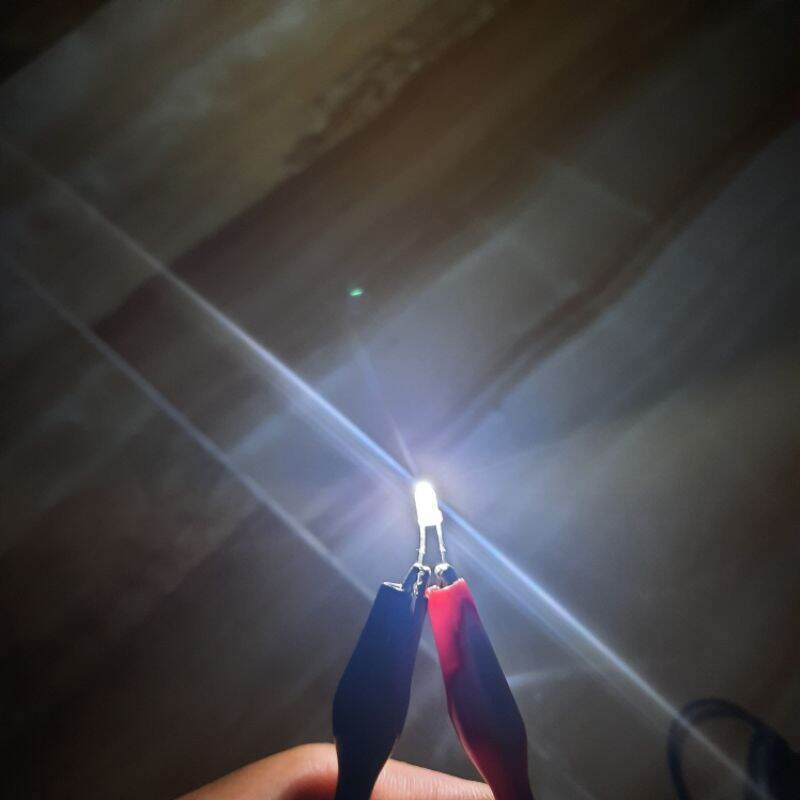 30 bóng led trắng 3mm siêu sáng (3v)