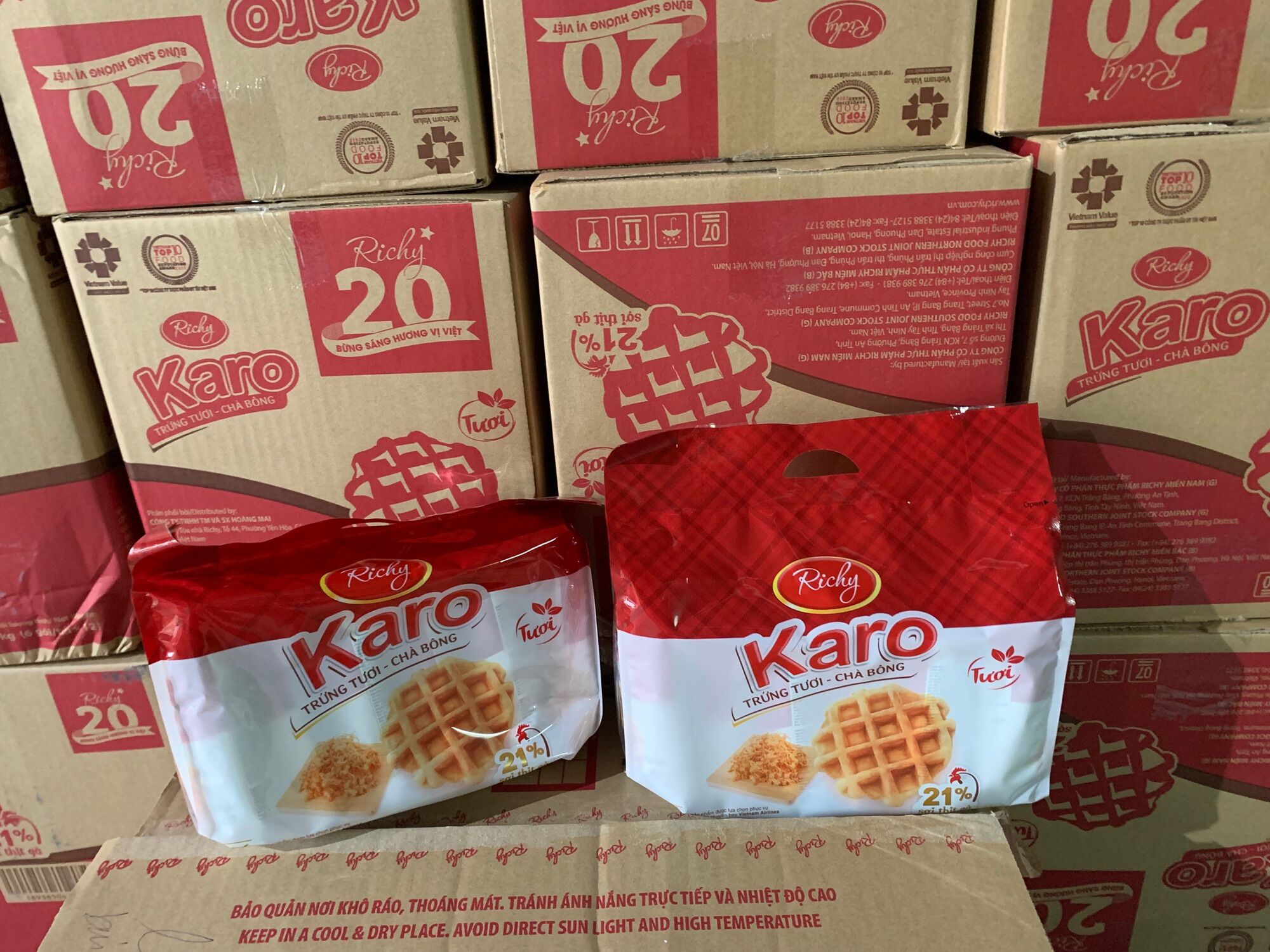 Bánh Karo Trứng Chà Bông Richy
