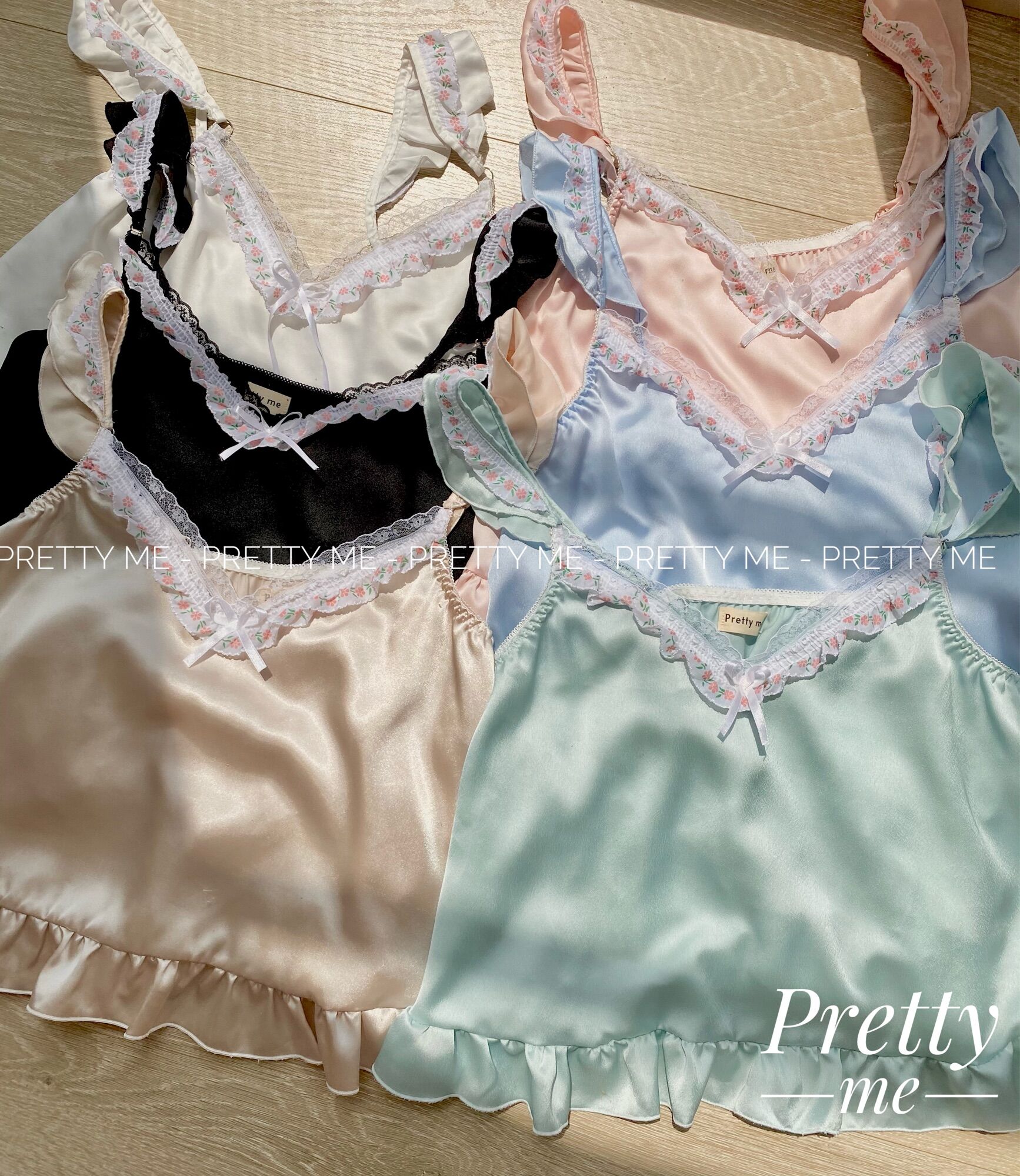Set Daisy lụa - đồ mặc nhà, đồ ngủ vải lụa mềm mịn