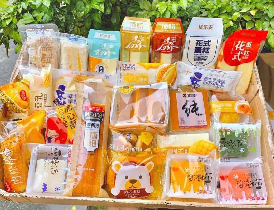 Bánh Đài Loan mix đủ vị