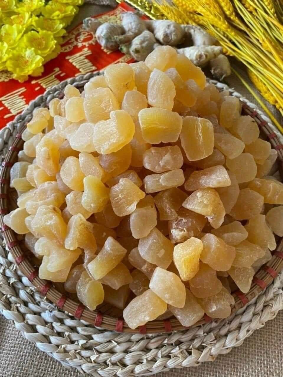 Mứt gừng viên