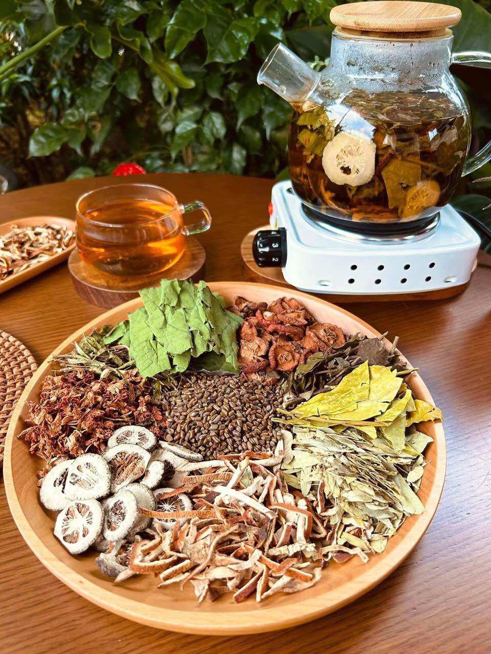 TRÀ LÁ NAM 10 VỊ ( set 10 gói uống 20 ngày )
