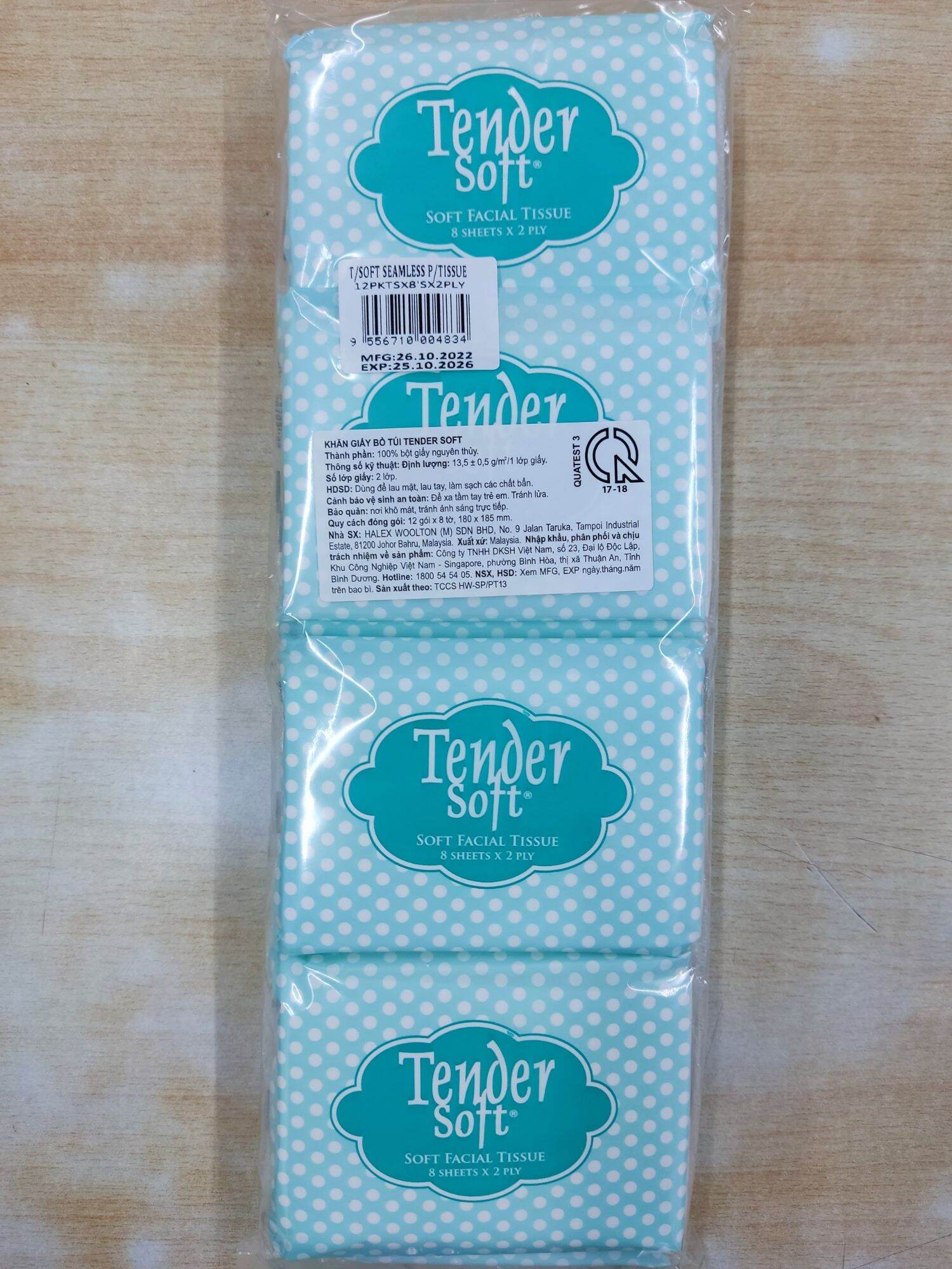 Khăn giấy bỏ túi Tender Soft