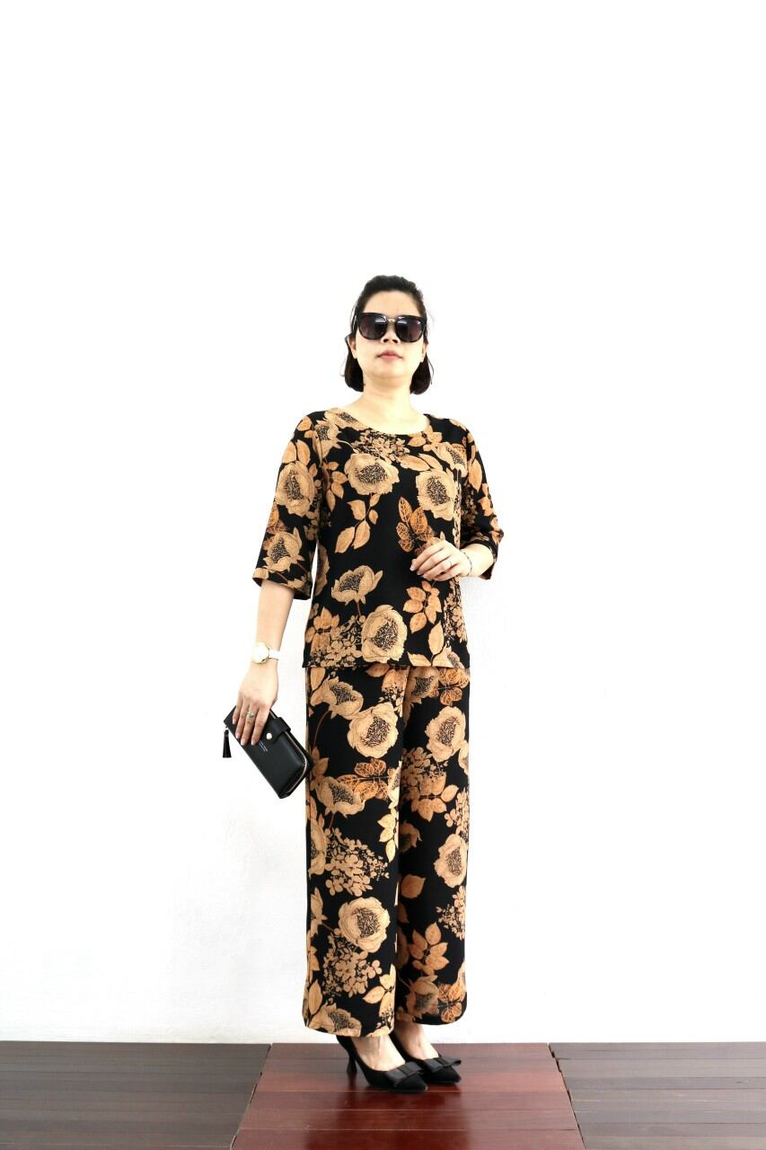 bộ đồ dành cho phụ nữ trung niên - bộ Lụa hàn châu