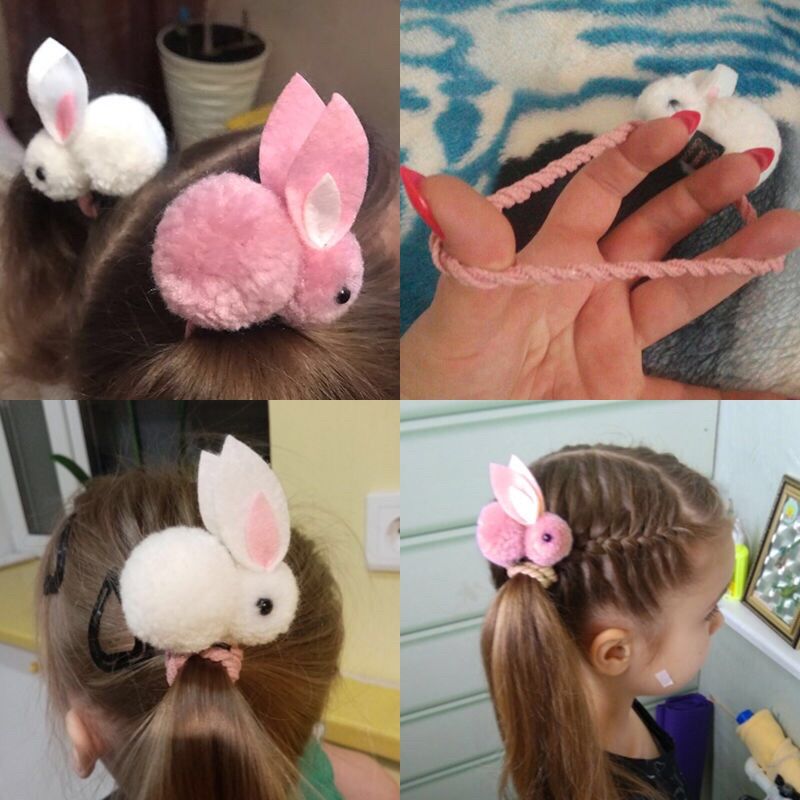 Dây buộc tóc cột tóc chun hình thỏ đẹp (Giá Sỉ) bé gái và nữ KhoSiViVi