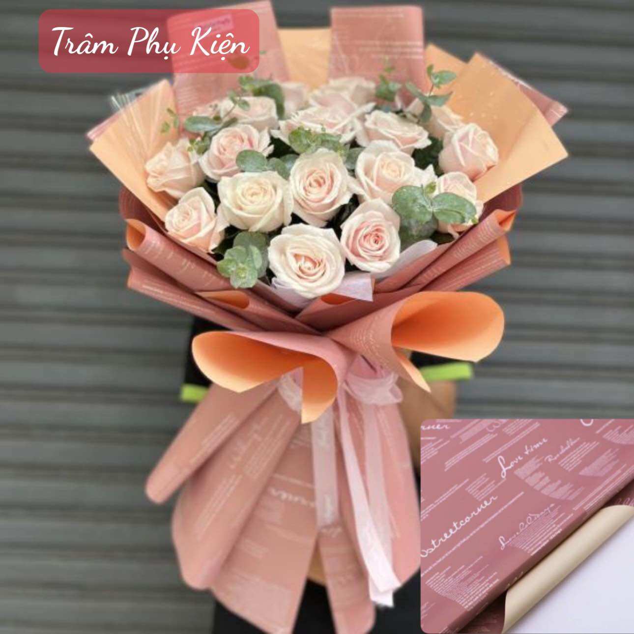 Giấy 2 mặt chữ gói hoa (Tập20tờ) hot