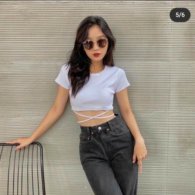 Áo crop top quấn eo siêu xịn xịn xò