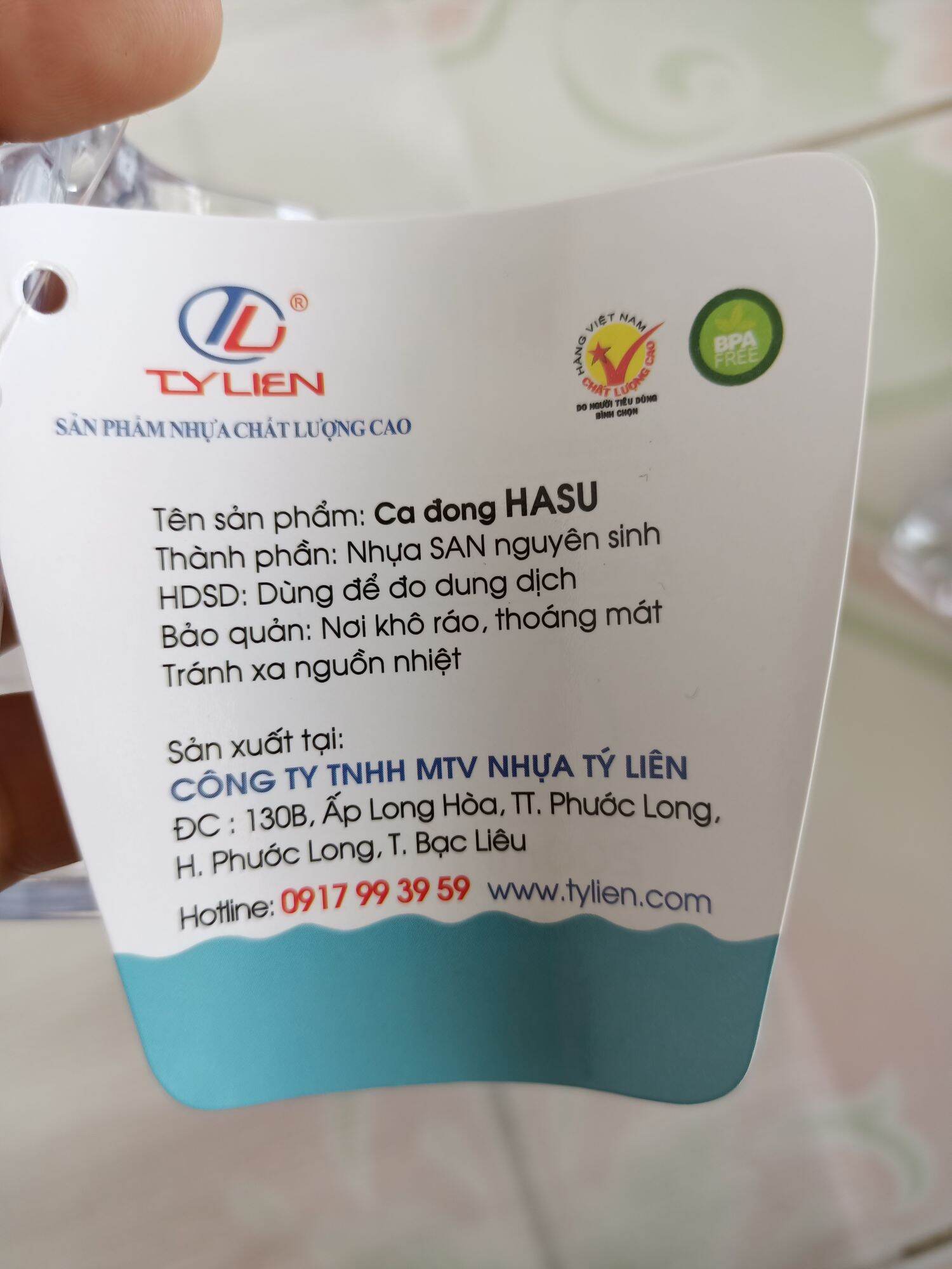 ca đong định lượng có chia vạch Hasu 200/500ml