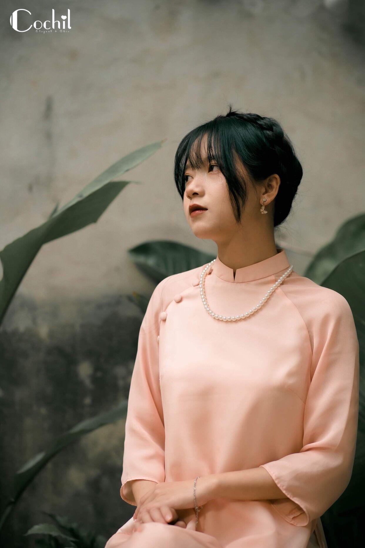 Áo Dài Cách Tân Dáng Suông (Kèm quần) - AD009
