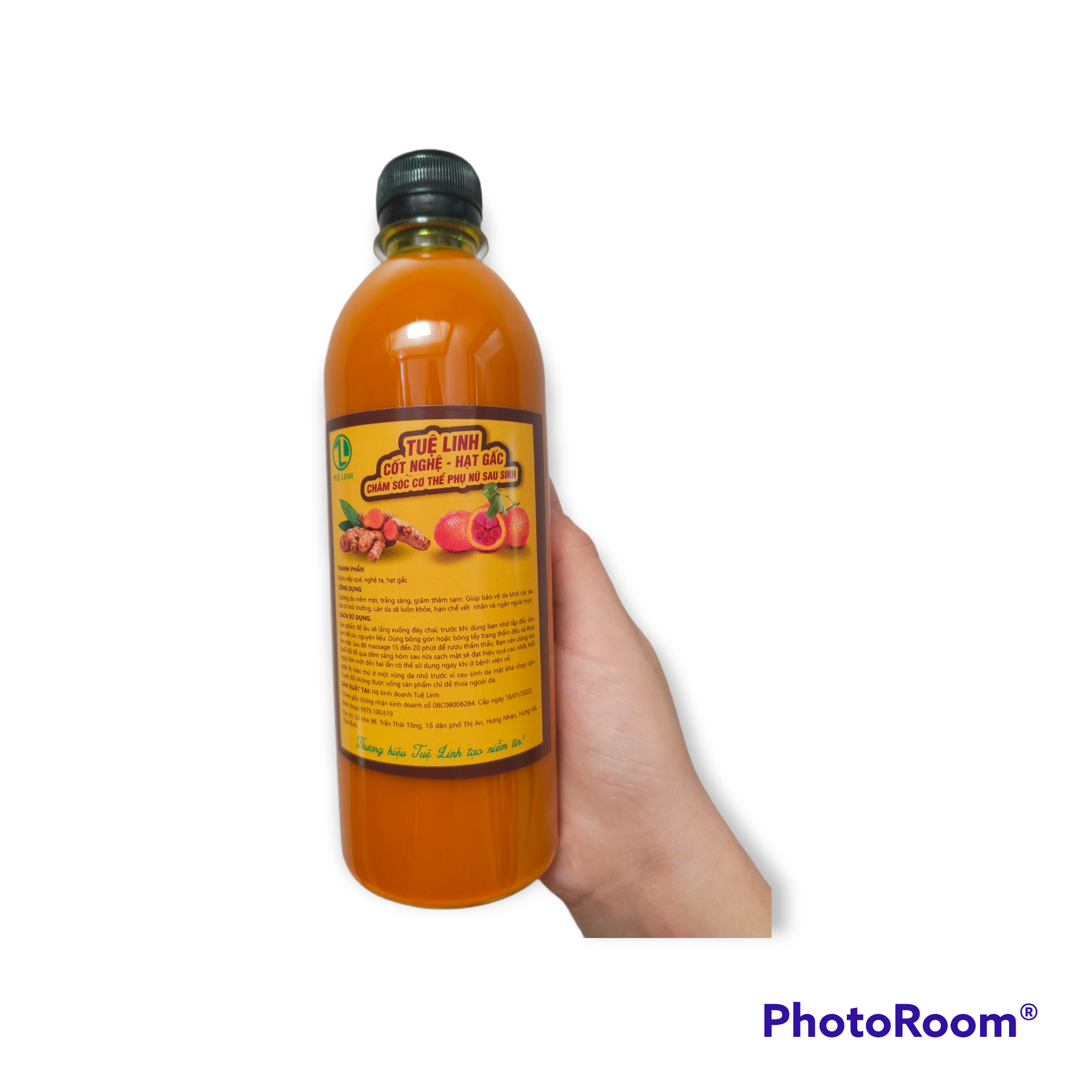 500ml Cốt nghệ hạt gấc dành cho da mặt