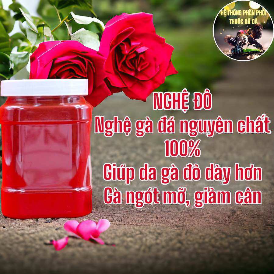 Nghệ bột đỏ nguyên chất cho gà đá