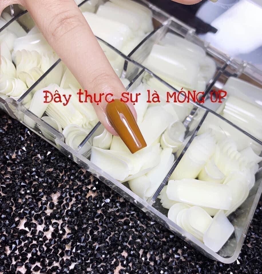 Móng úp VUÔNG hsm chuẩn phom 500 móng đủ size