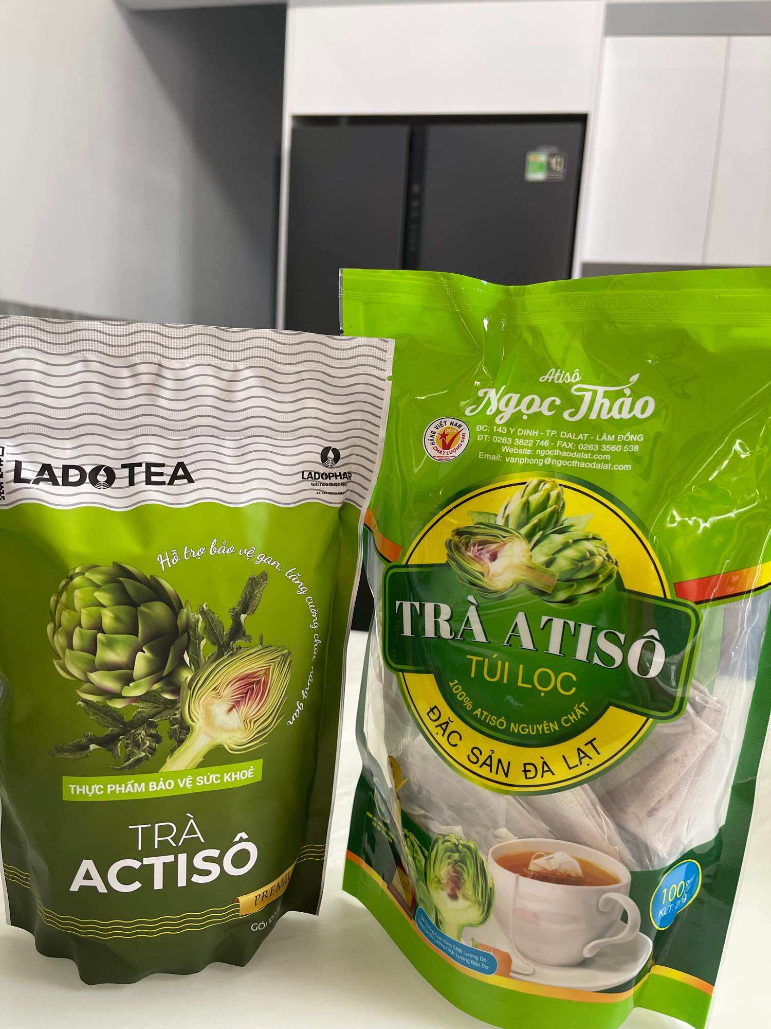 Combo 2 gói trà actiso mỗi gói 100 Túi Lọc