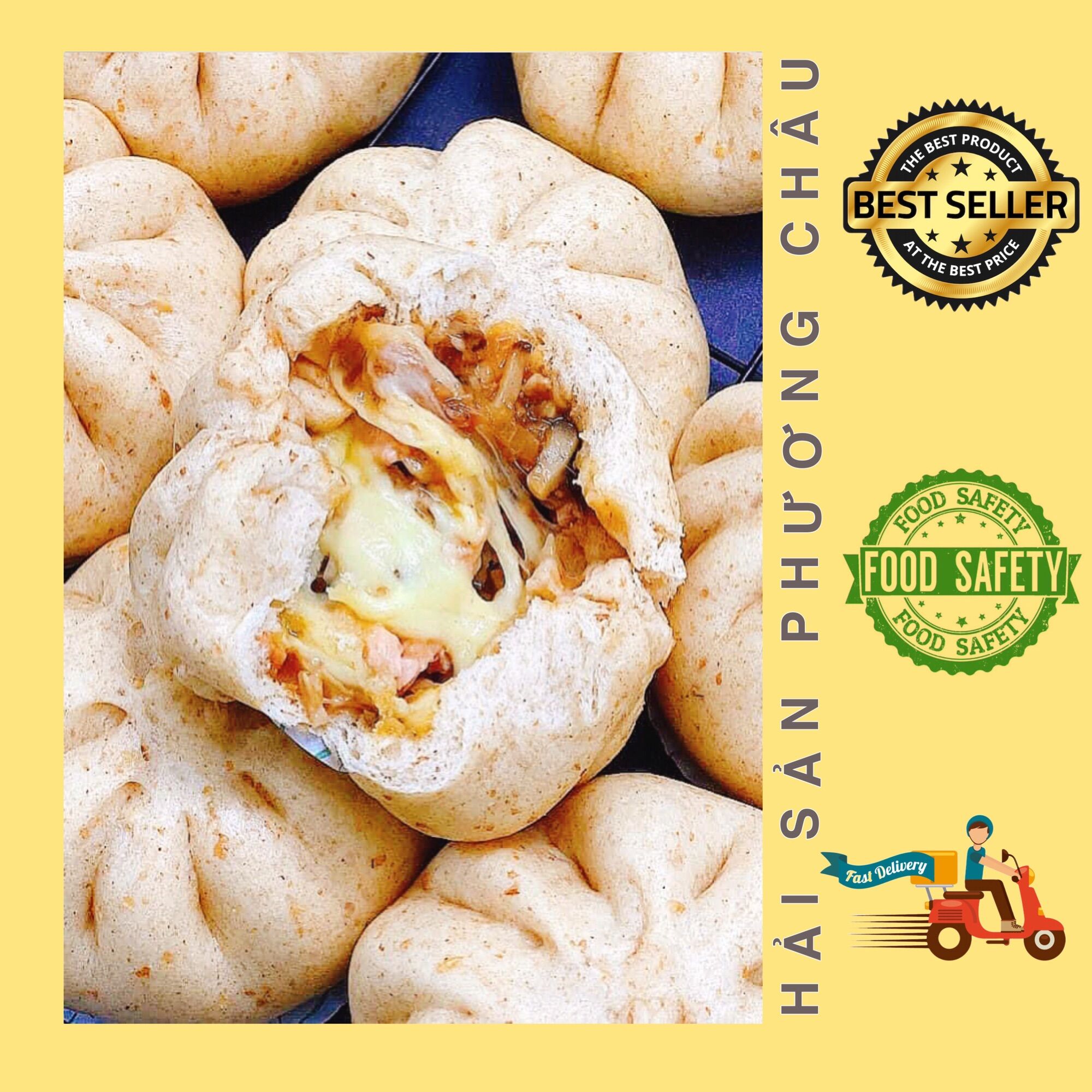 Bánh bao nguyên cám xá xíu phô mai healthy set 4 cái