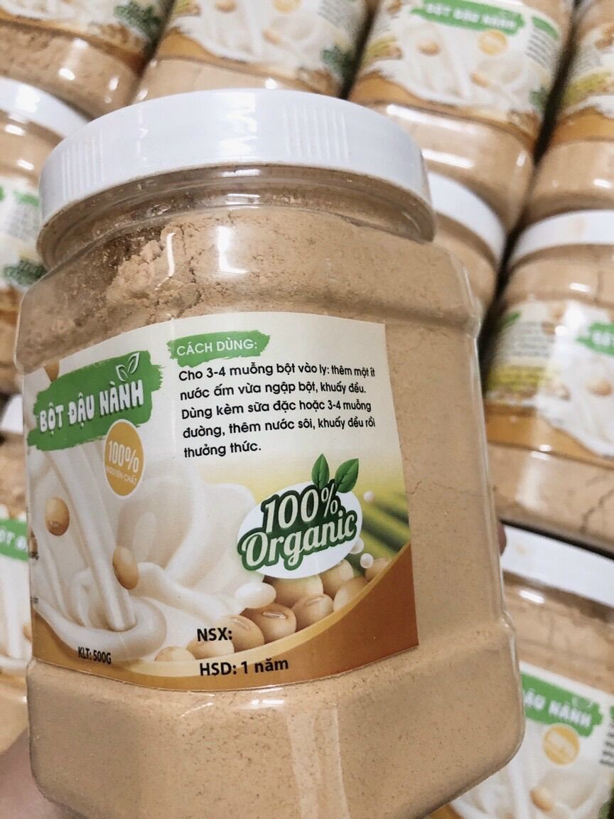 Bột Đậu Nành Rang siêu thơm ngon hộp 500g