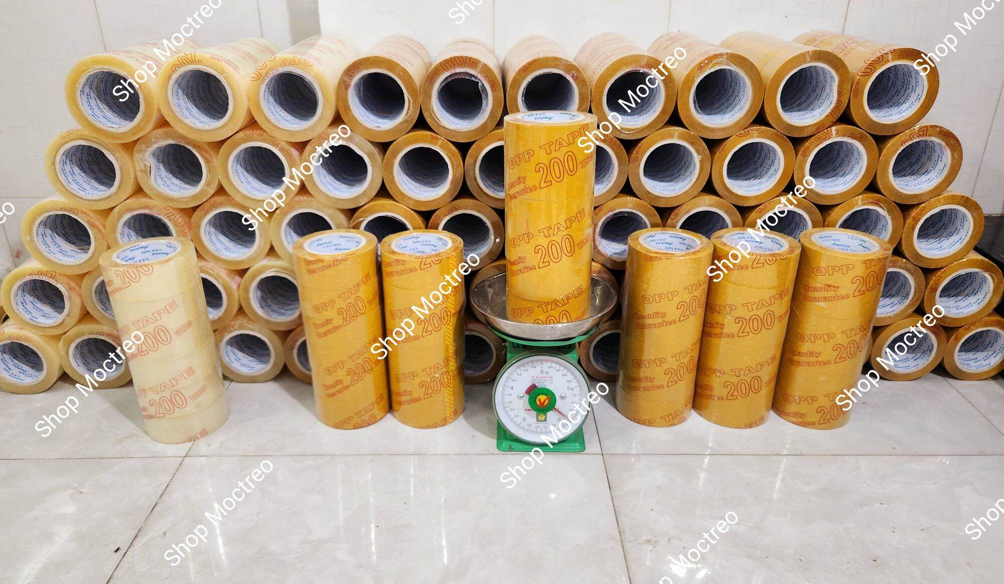 Băng keo 200 yard Trong, Vàng đục
