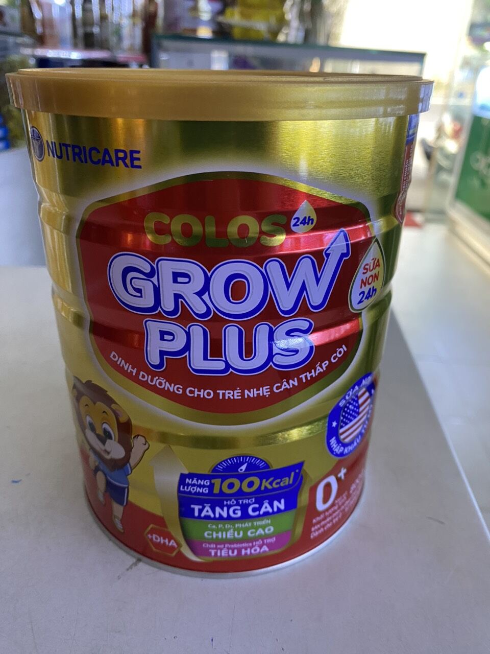 Colos. Grow Plus Sữa non 24h   0+ loại 850g ( Date mới hàng đẹp)