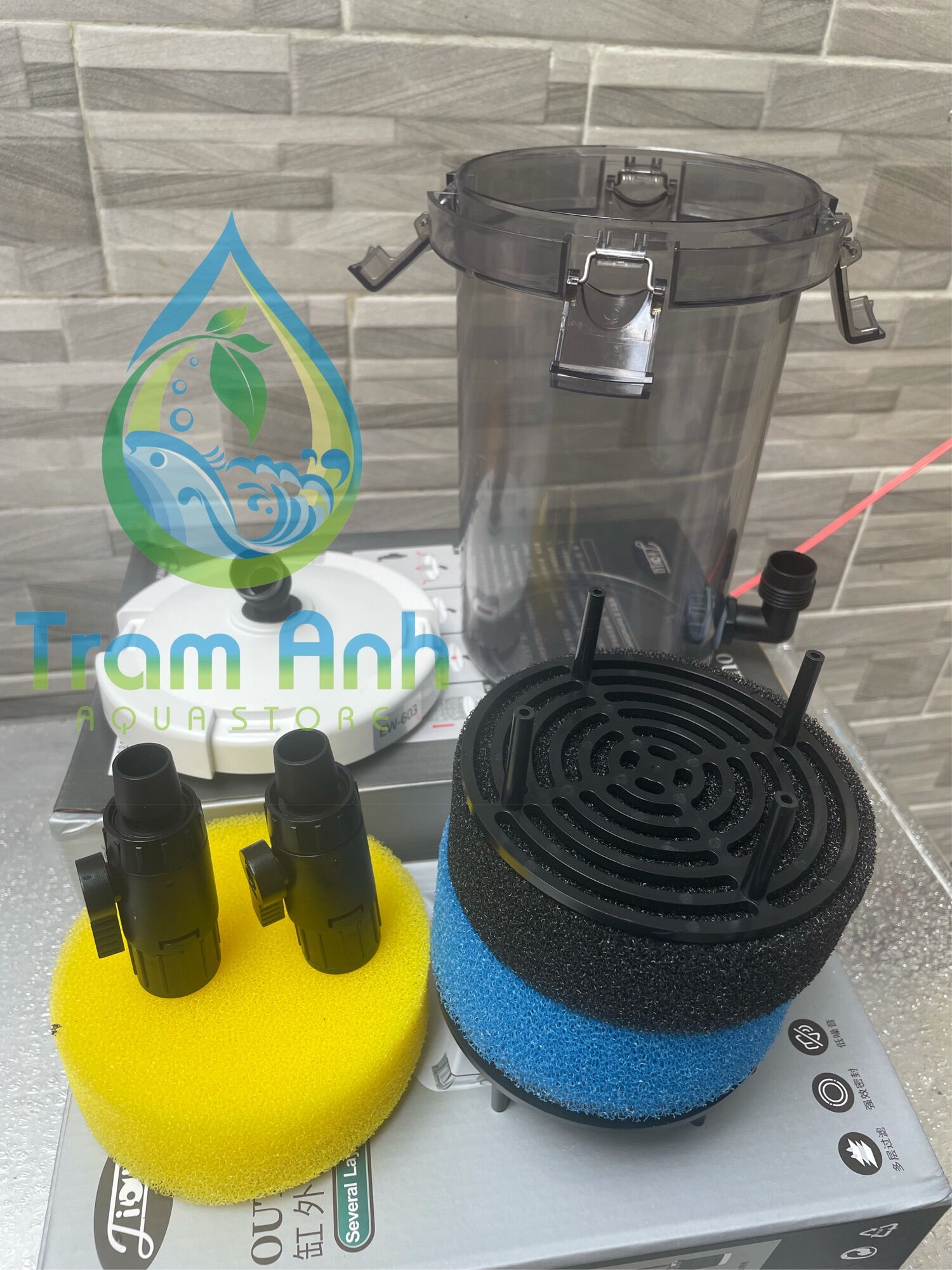 Lọc phụ EW-603 / EW-604 trong suốt, Lọc phụ bể cá