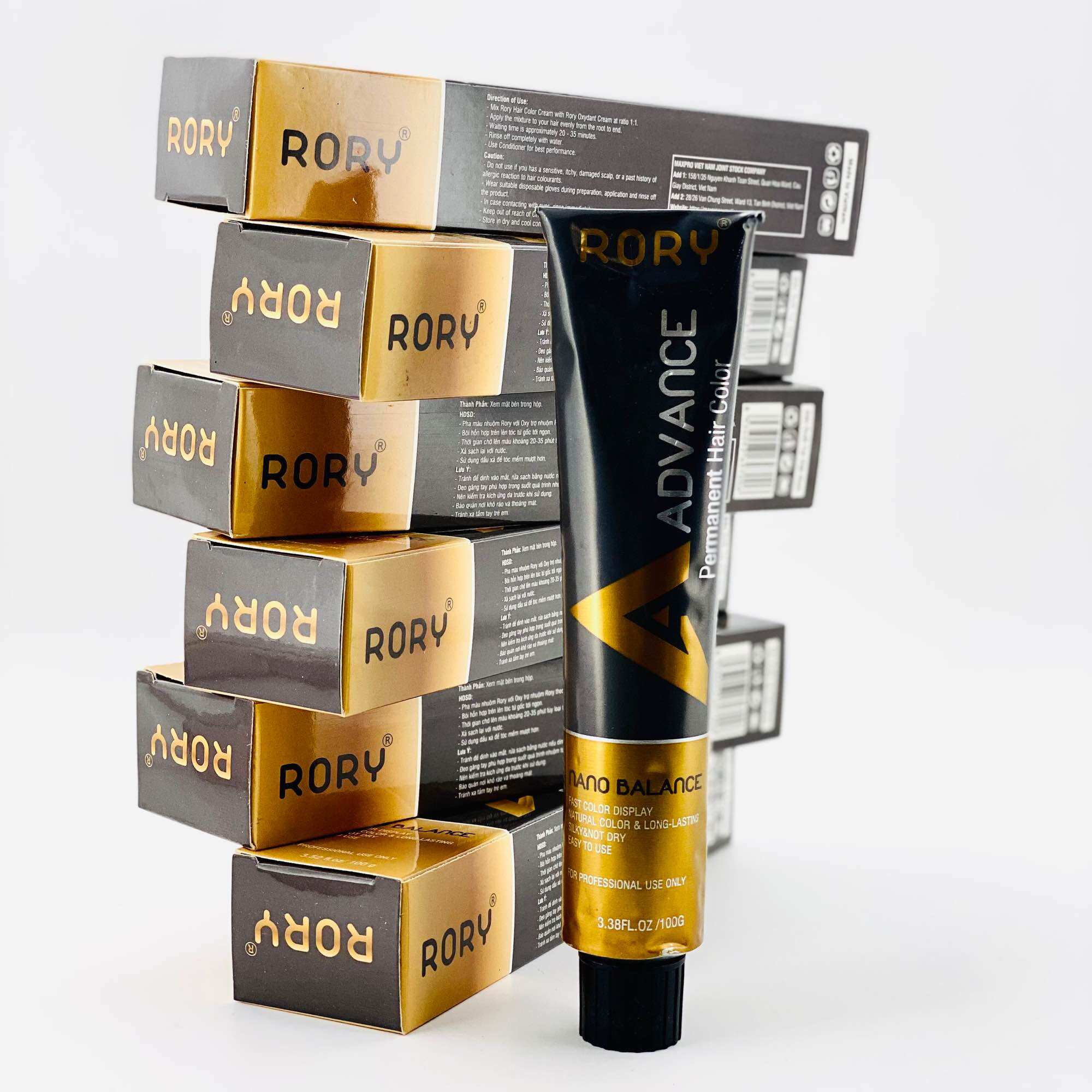 Màu nhuộm tóc RORY, thuốc nhuộm tóc RORY 100ml