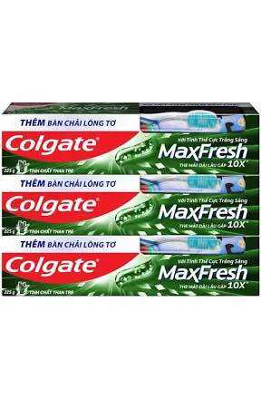 Kem đánh răng Colgate masfet 225g tặng bàn chải, colgate ngừa sâu răng 225g tặng bàn chải
