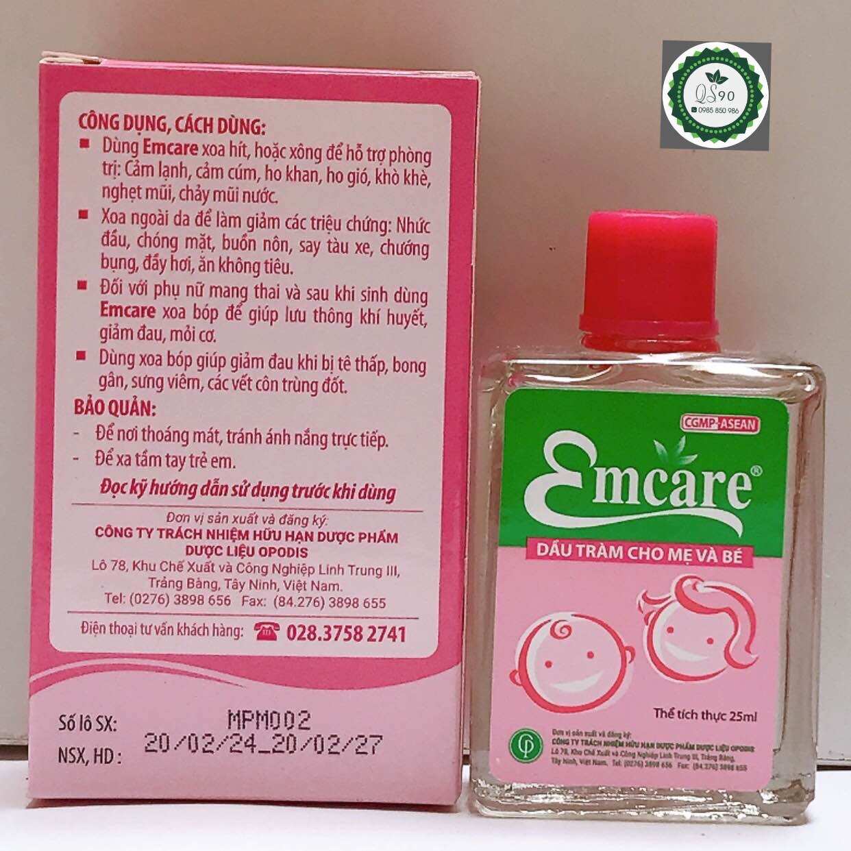 Dầu Tràm Cho Em Bé Emcare 1 chai 25ml