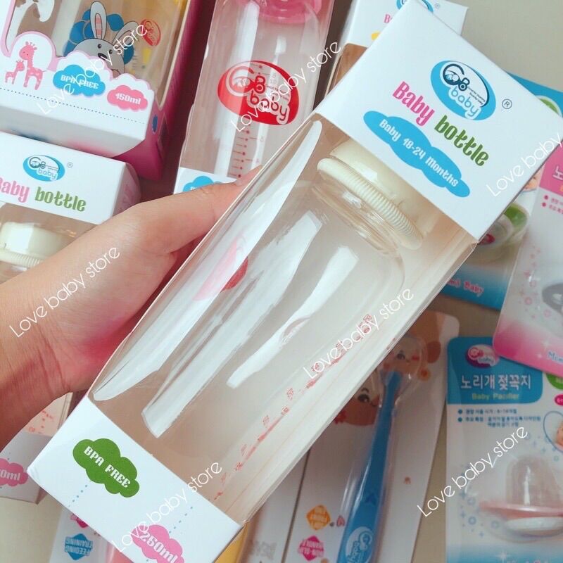 Bình sữa cổ hẹp GB Baby 150ml 250ml