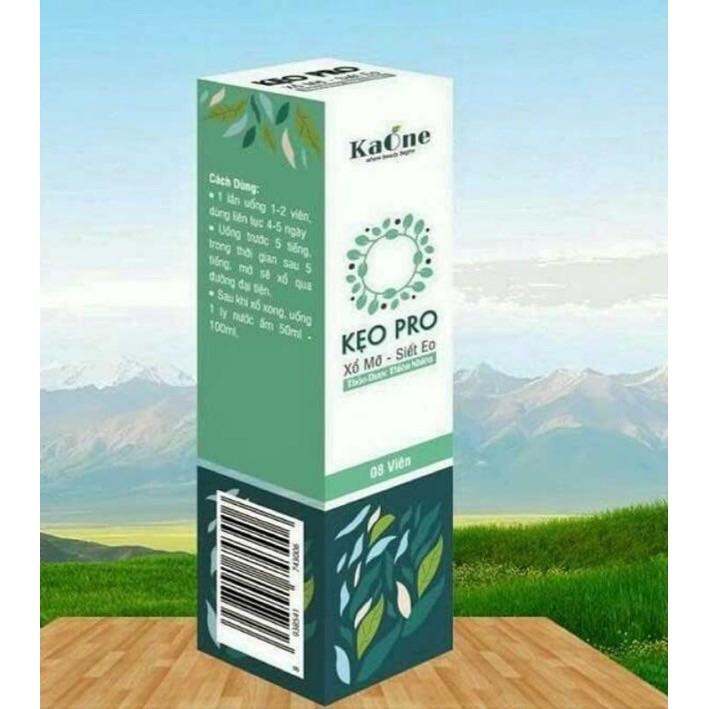 Kẹo Pro 8 viên xổ mỡ - siết eo - KAONE date mới nhất