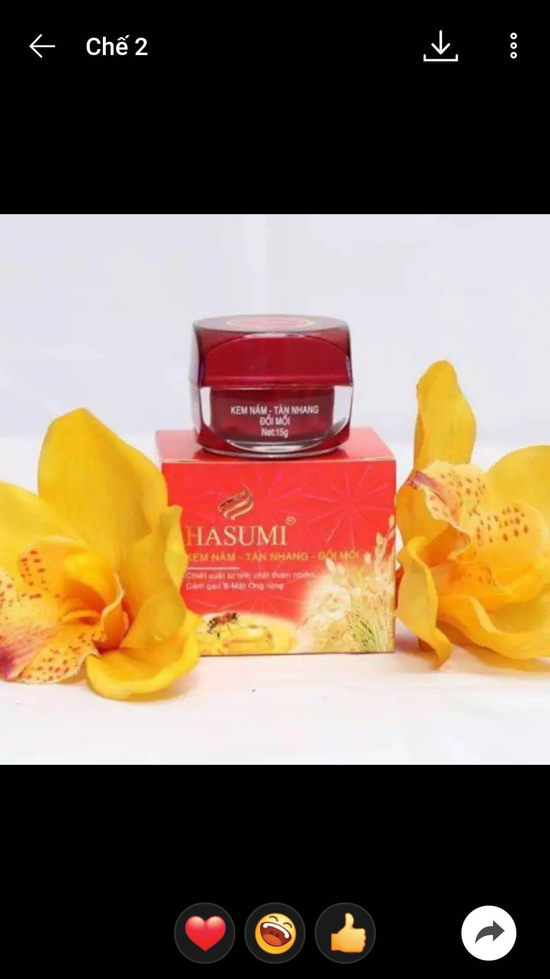 Kem Hasumi nám tàn nhang đồi mồi 15g