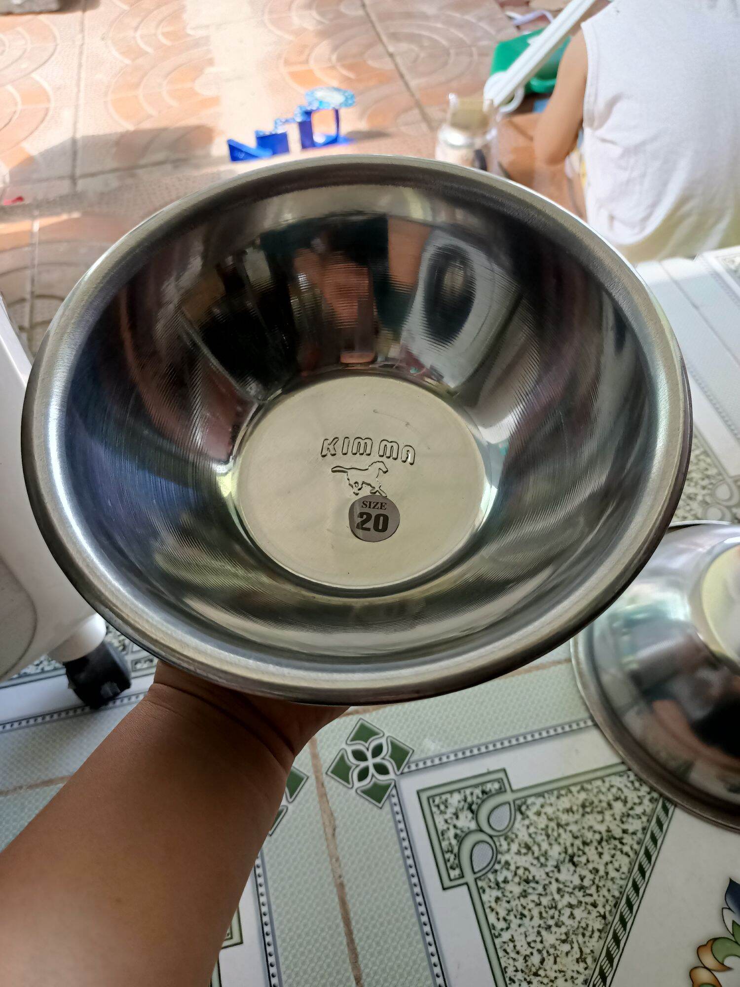 thau inox kim mã đk 20cm