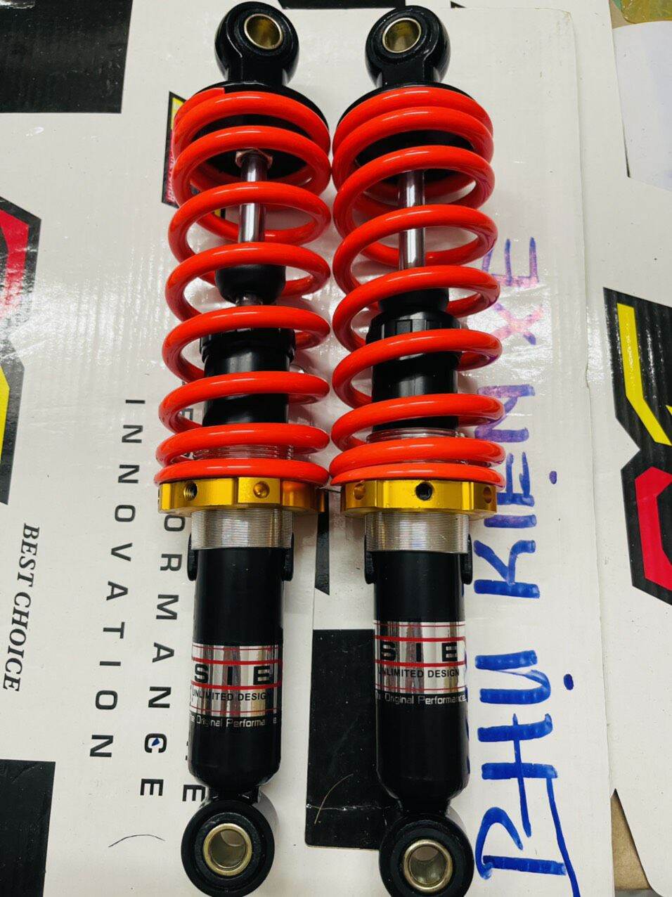 [HCM]Phuộc sau RCB 1 long đền gắn Sirius Jupiter MAX Taurus CUP...