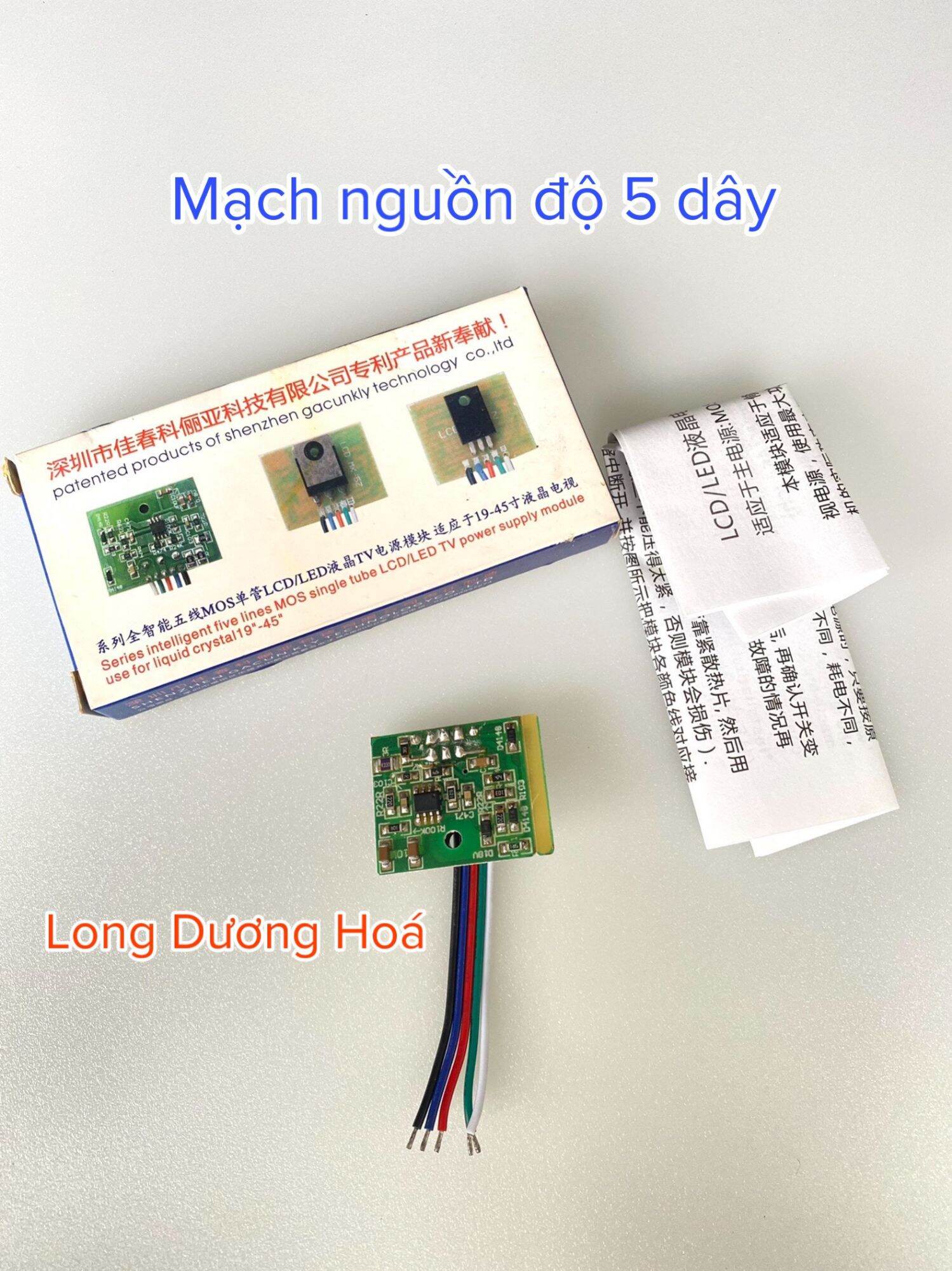 Mạch nguồn độ 5 dây