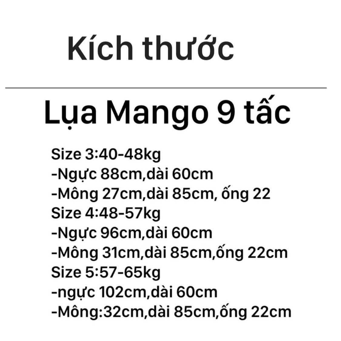 Đồ bộ  lửng 9 tấc chất liệu lụa Mango mềm mát nhẹ nhàng