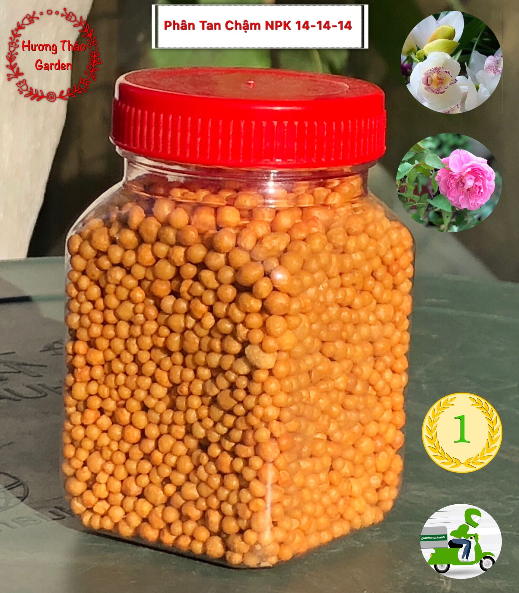 Phân Bón NPK Tan Chậm - Osmocote 14-14-14 150gr
