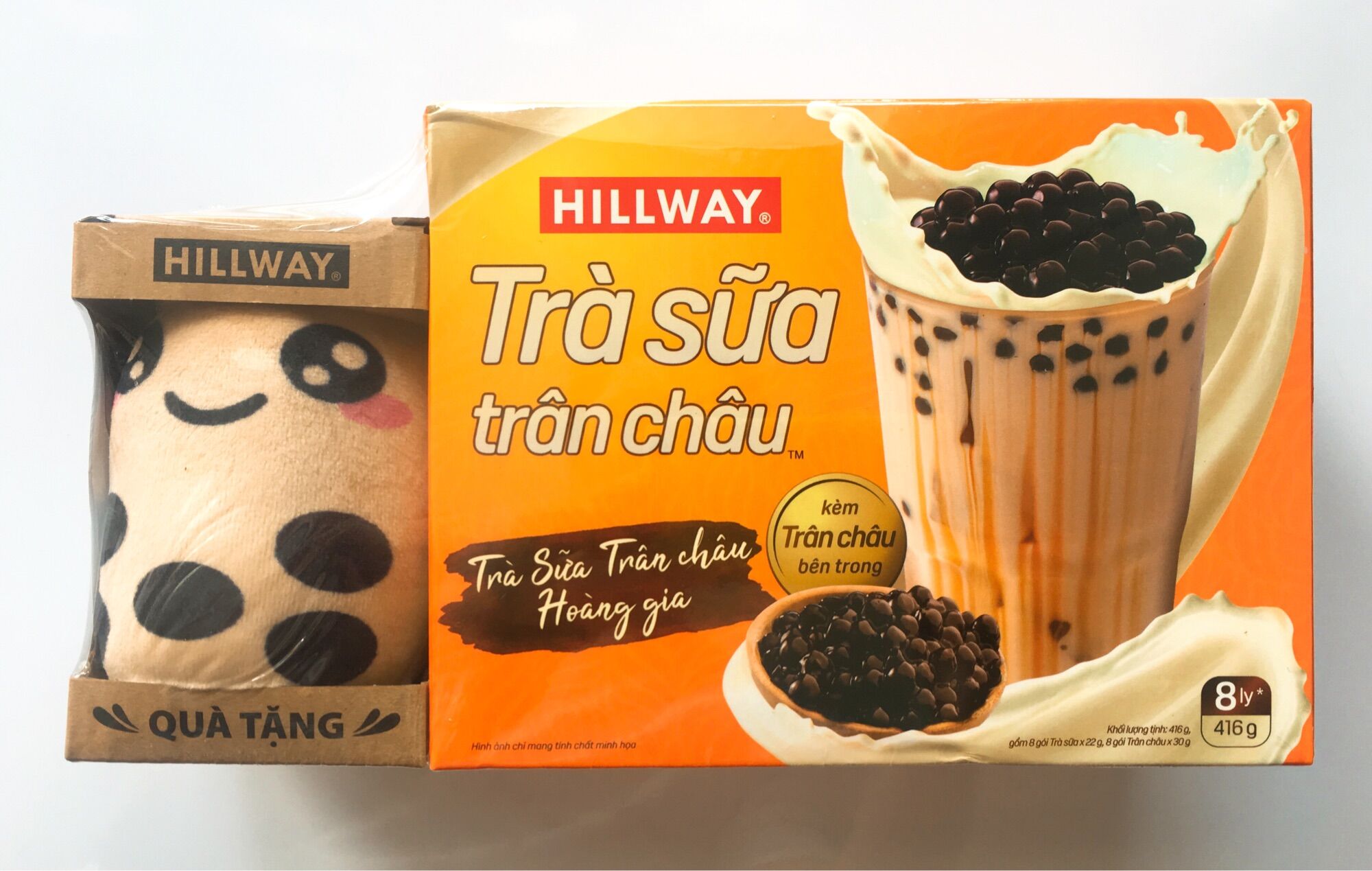 Trà sữa trân châu Hillway hộp 416g