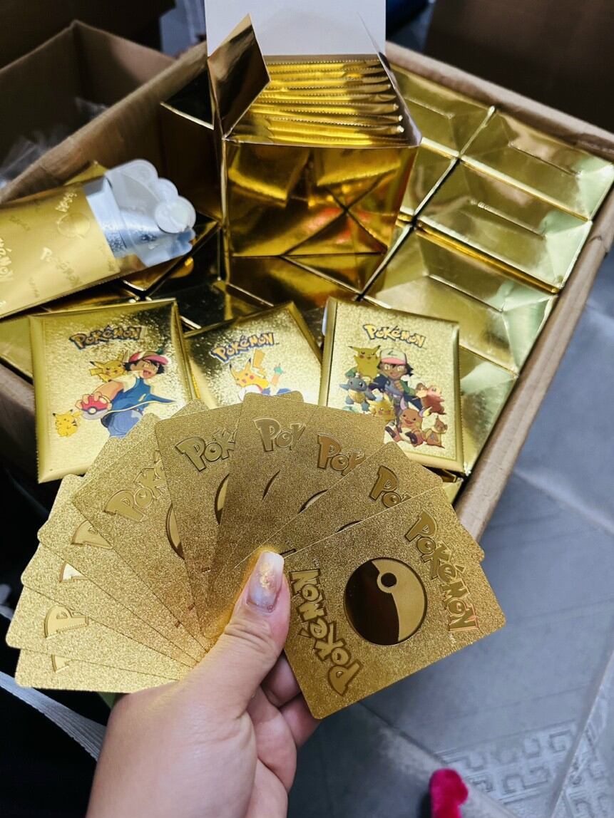 Thẻ Bài Pokemon Vàng 1 Gói 10 Thẻ