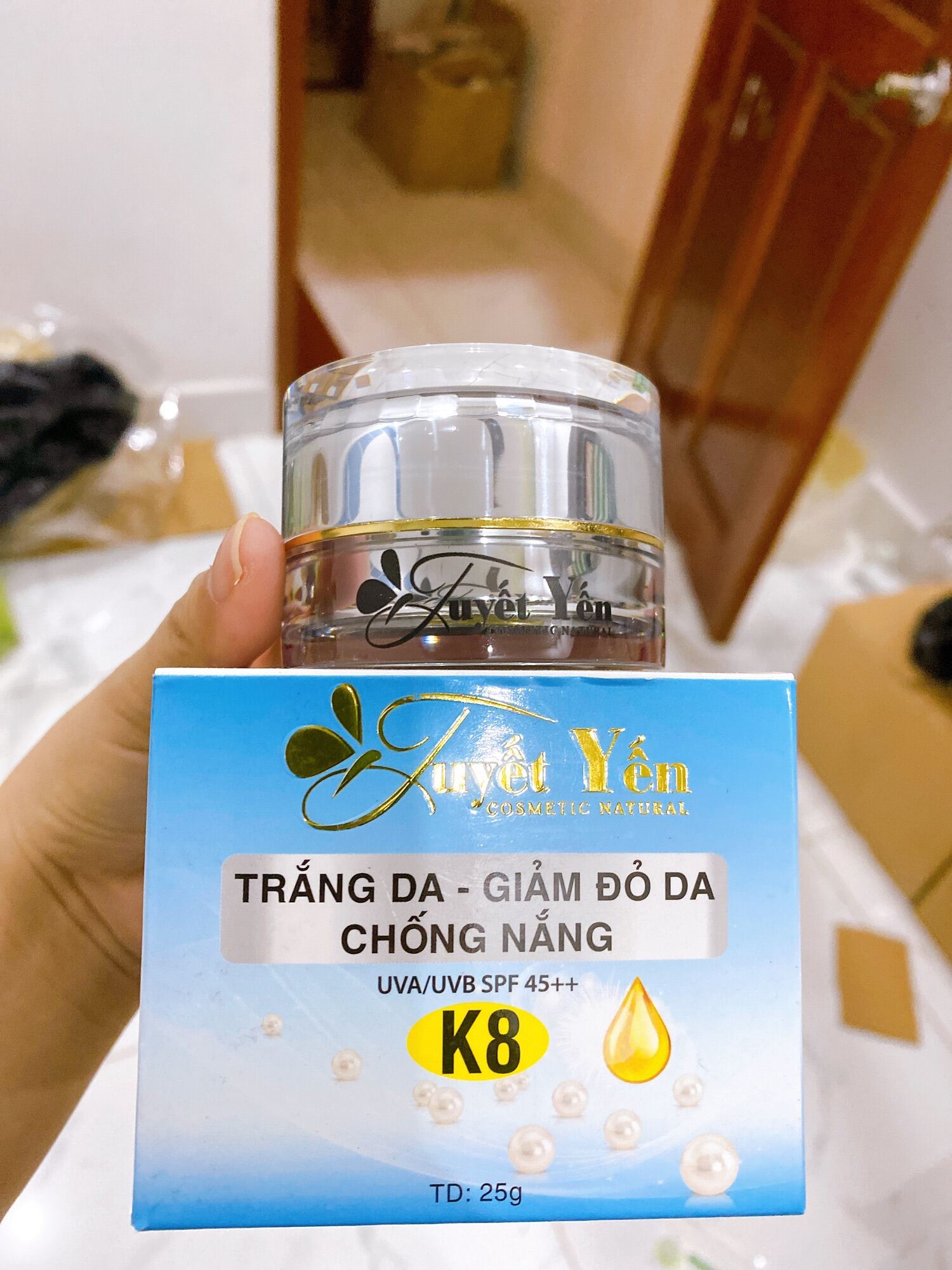 [Hcm]Kem Tuyết Yến K8 Trắng Da - Giảm Đỏ Da - Chống Nắng