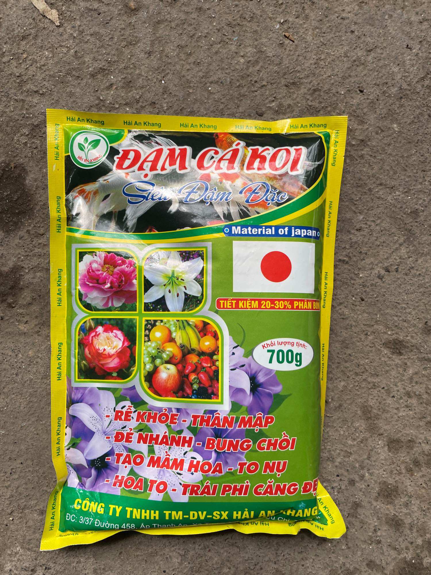Phân bón đạm ca koi siêu đậm đặc- gói 700 gam