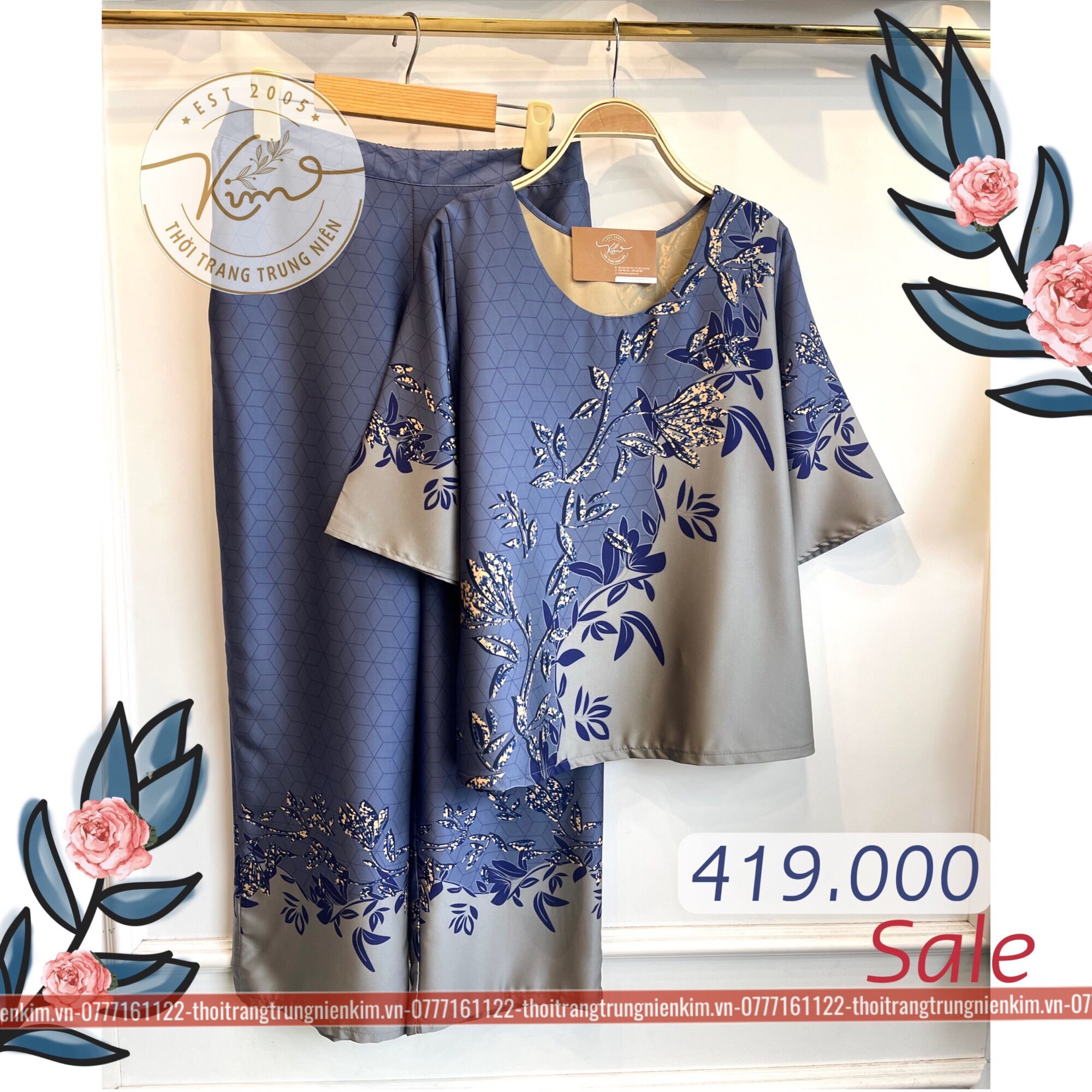 Set lụa xinh sắc màu rực rỡ