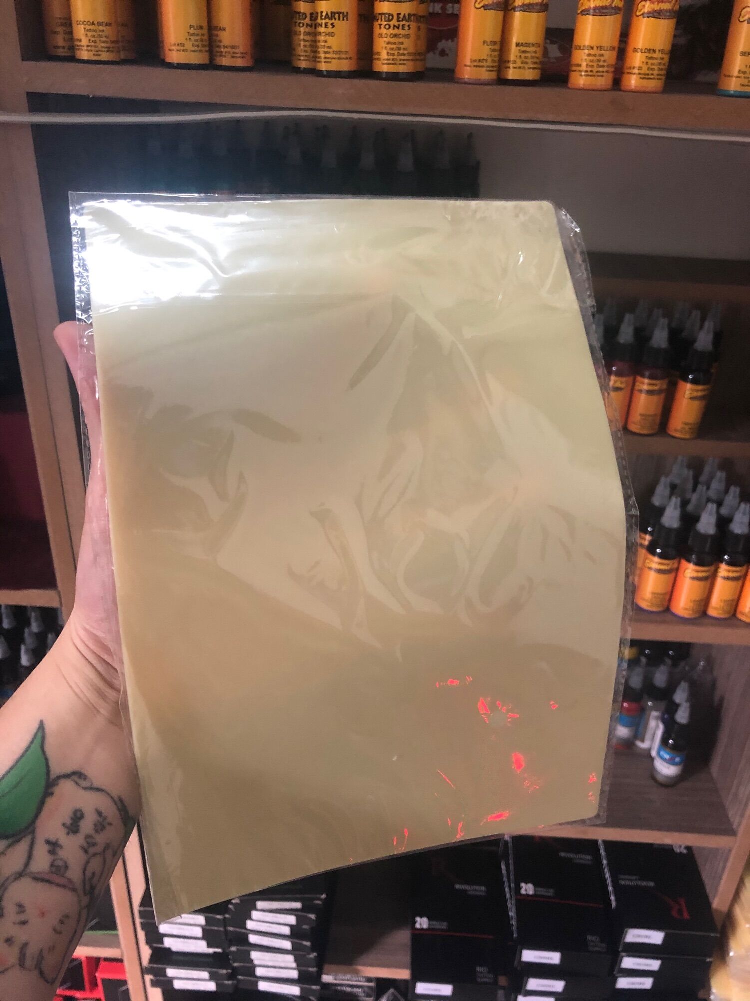 Da silicol tập xăm khổ A4