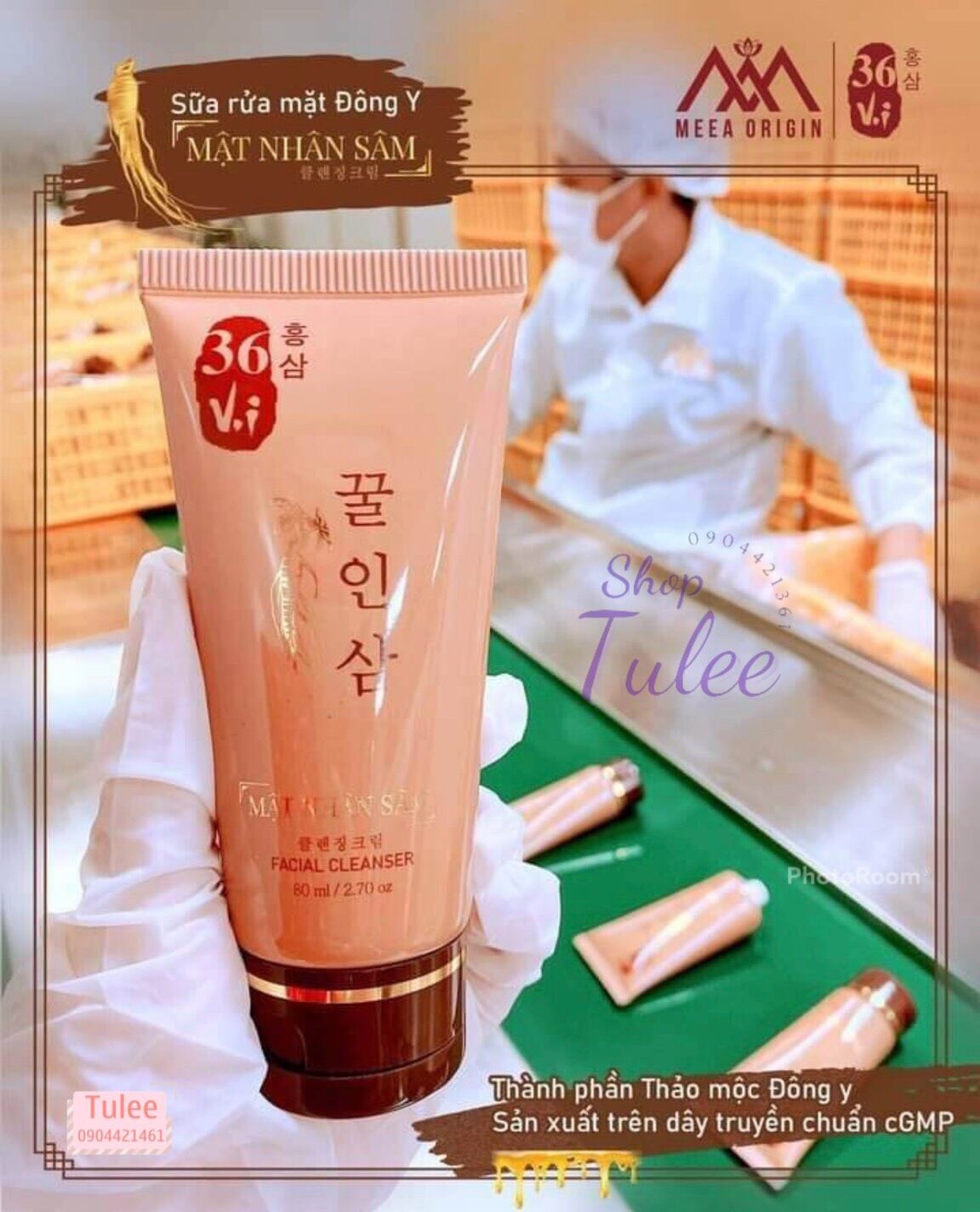 SỮA RỬA MẶT MẬT NHÂN SÂM 36 VỊ