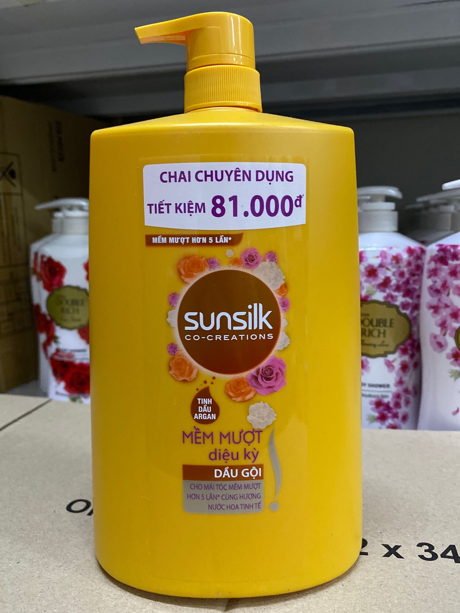 Dầu Gội Sunsilk Chai To 14Kg (Mầu Vàng)