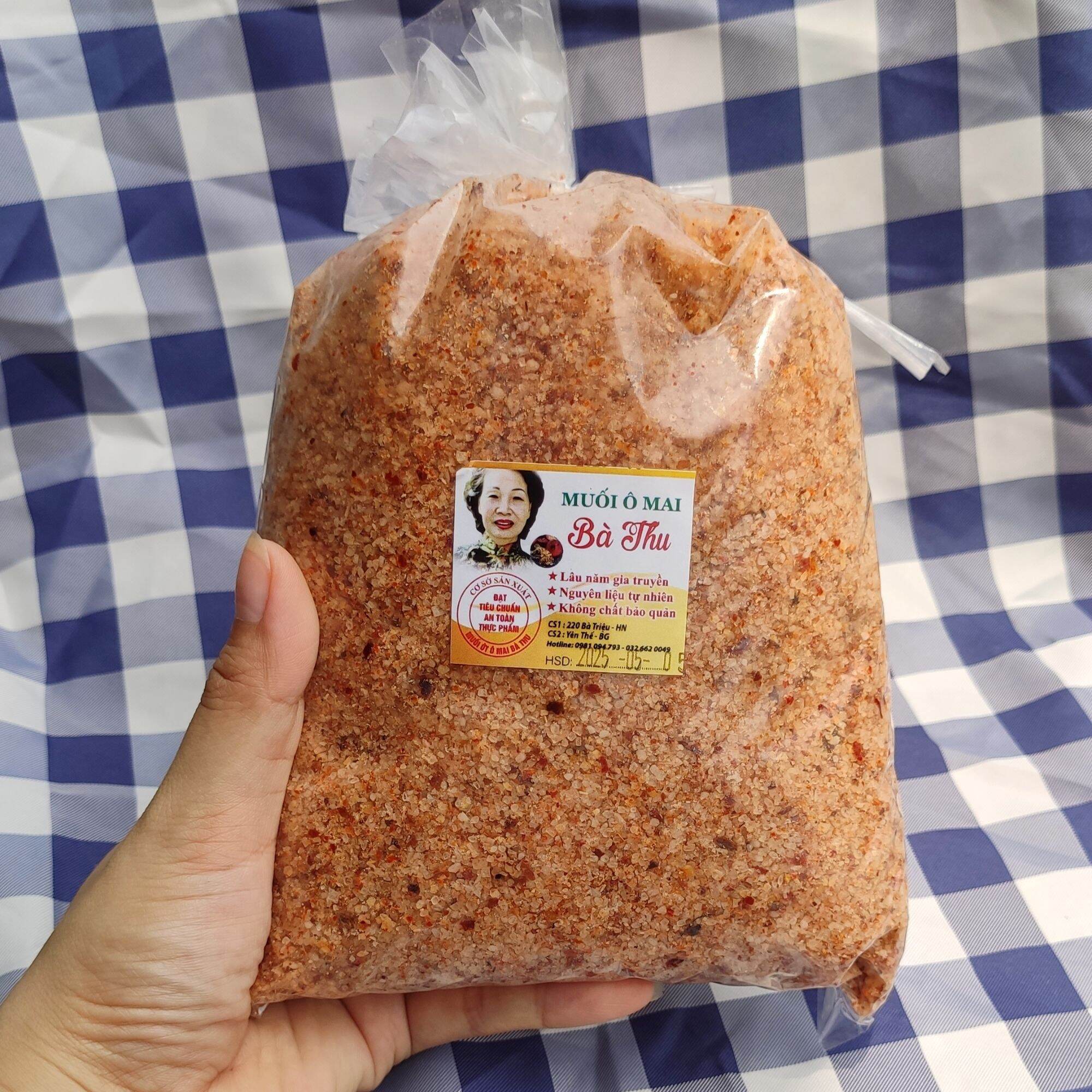 Túi 1kg Muối Ô Mai Bà Thu Chính Hãng Loại 1 Ngon
