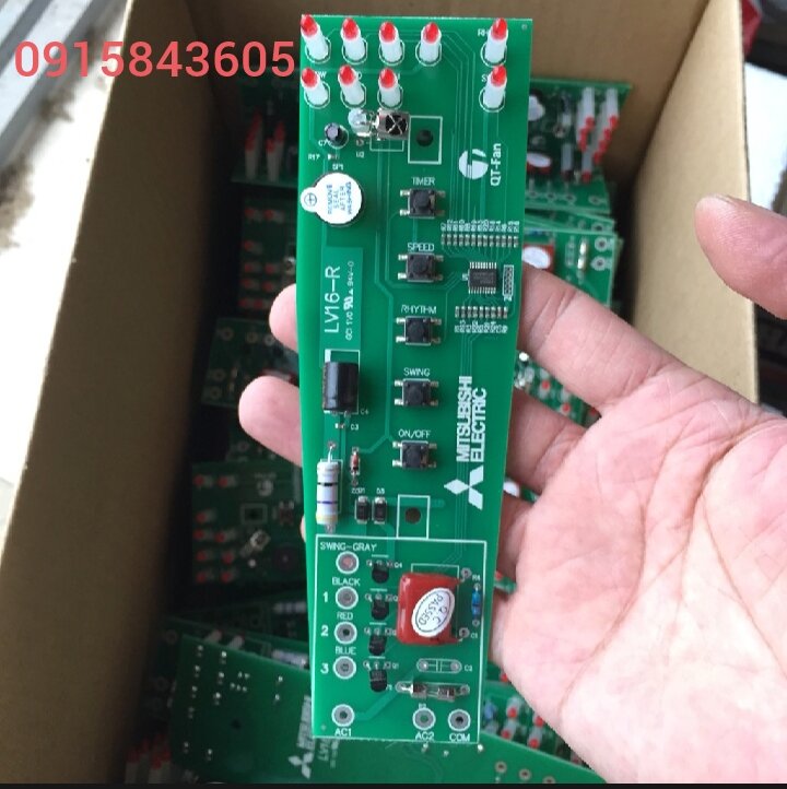 Bo mạch điều khiển quạt cây mitshubishi