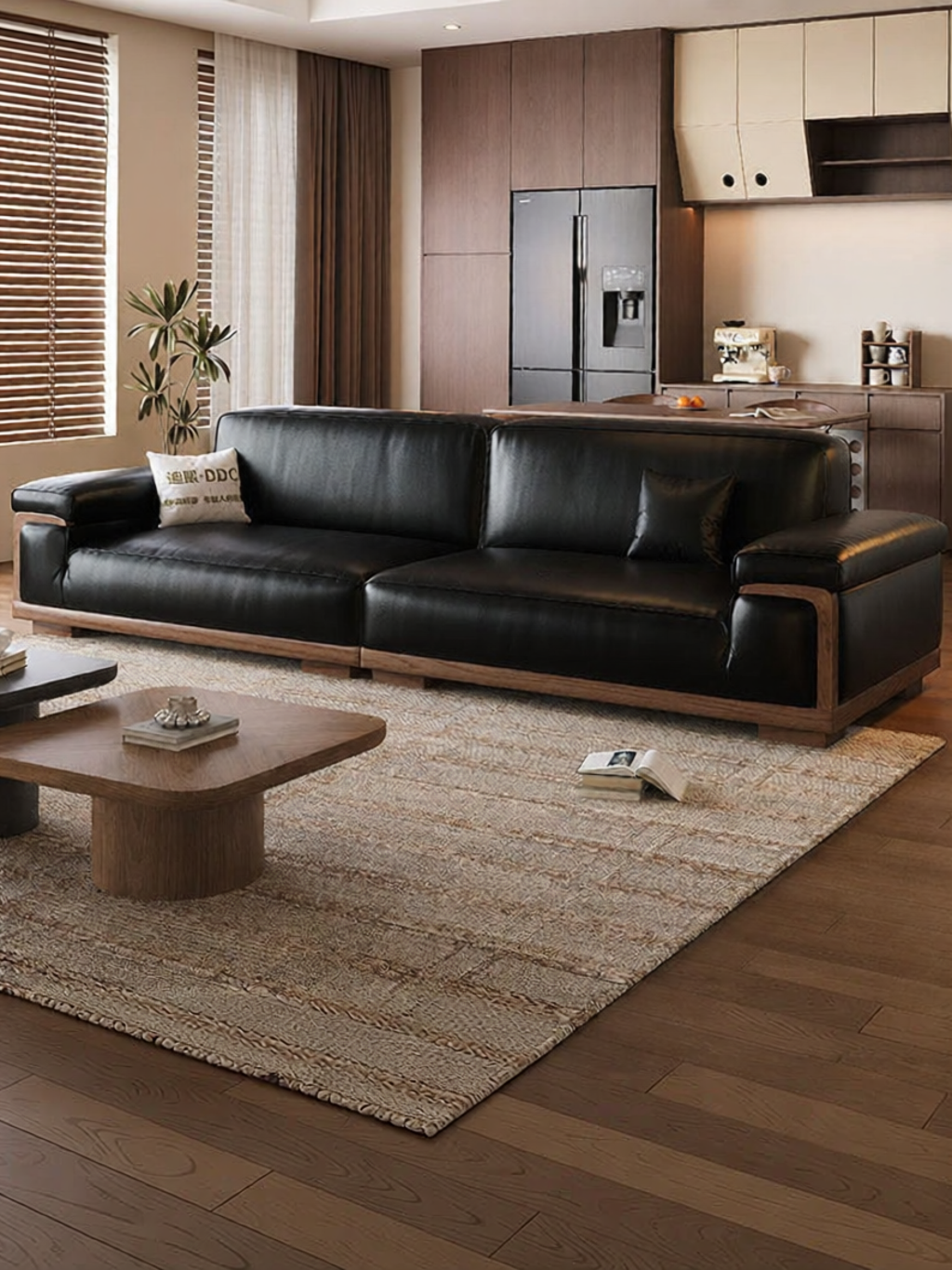 Vintage Mid-Century Leather Sofa Giá 50,856,000 Đồng*Miễn phí vận chuyển