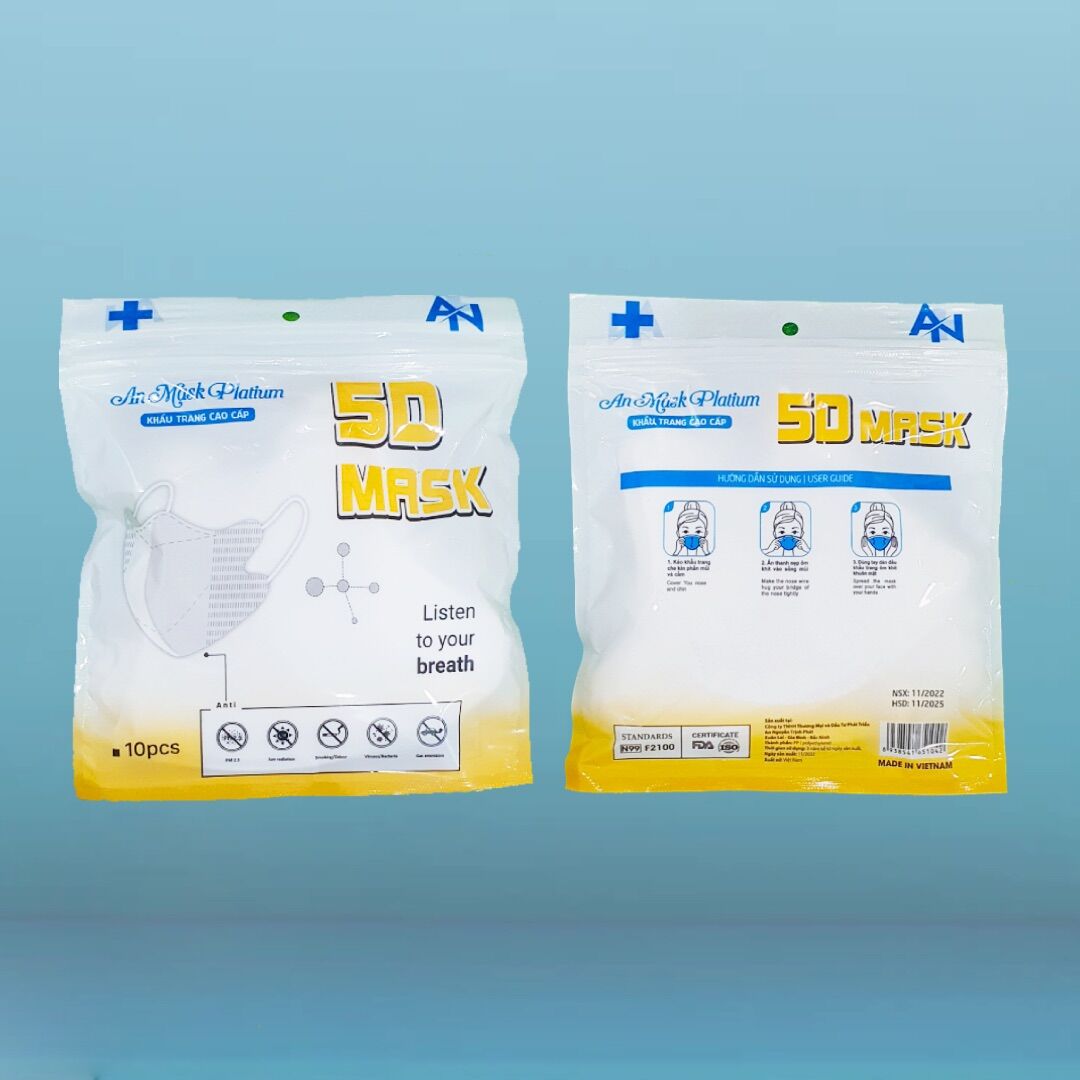 [HCM] Hộp 100c Khẩu Trang 5D An Mask