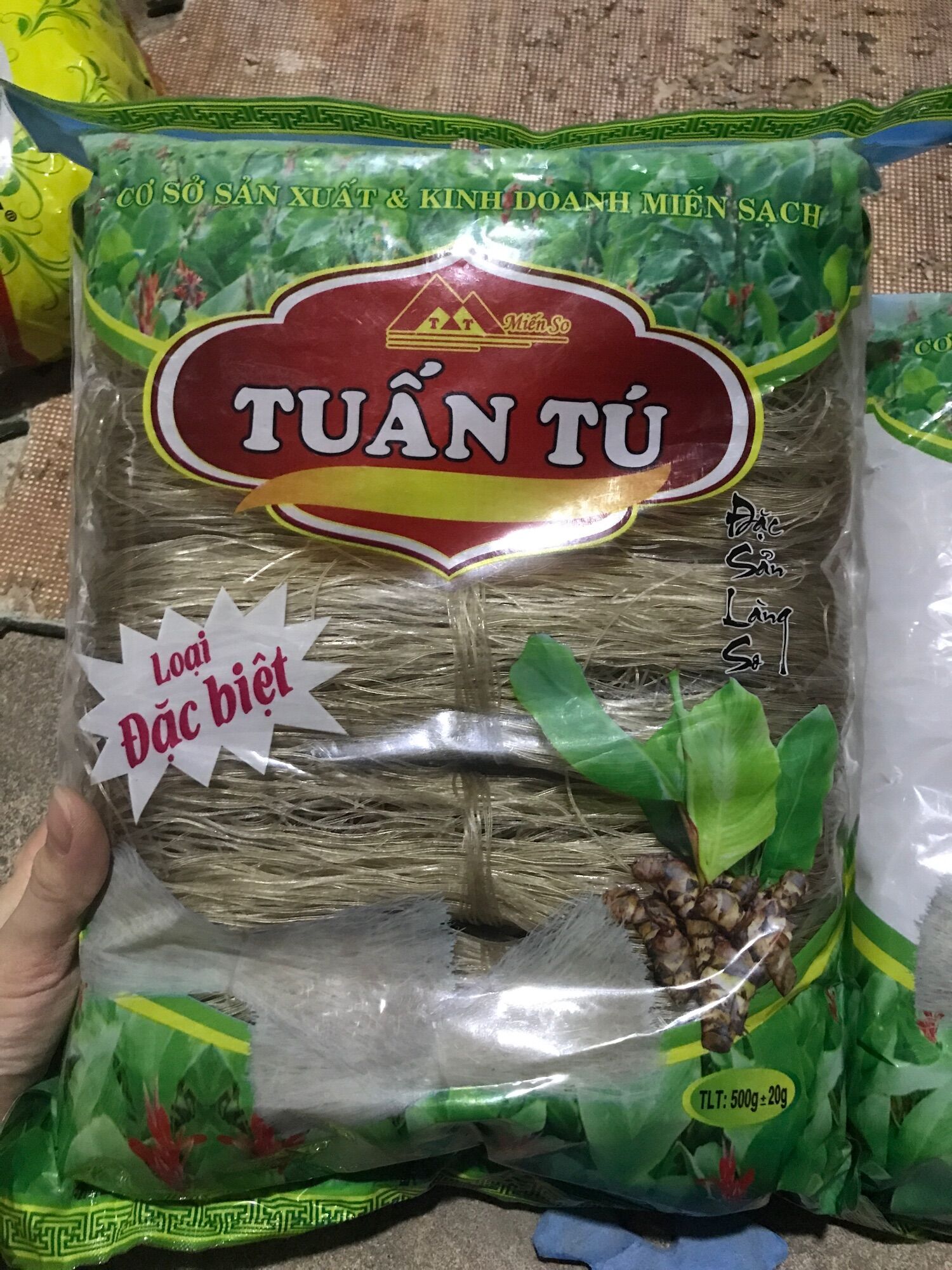 Miến ngon hảo hạng Tuấn Tú dai ngon không nở không nát túi 500g